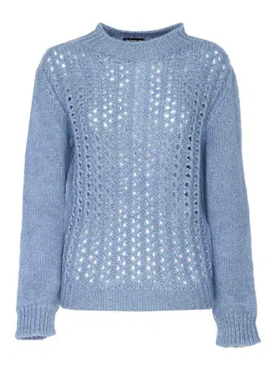 DONDUP SUÉTER CON CUELLO ALTO - AZUL