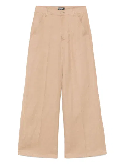 Dondup Light Brown Idra Trousers In Beige