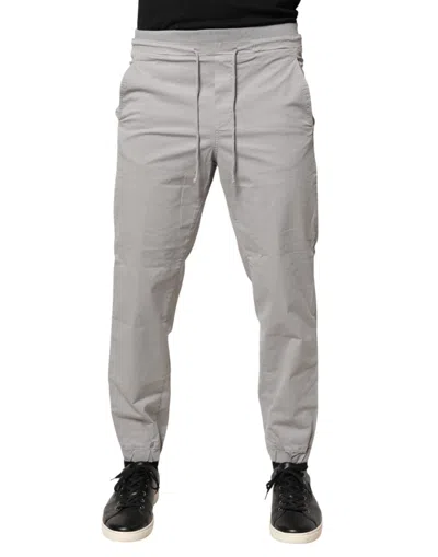 Pre-owned Dondup Light Gray Cotton Mid Waist Skinny Men Jogger Trouser Men's Pants ()