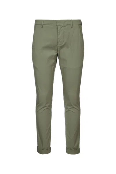 DONDUP LIGHT GREEN GAUBERT TROUSERS