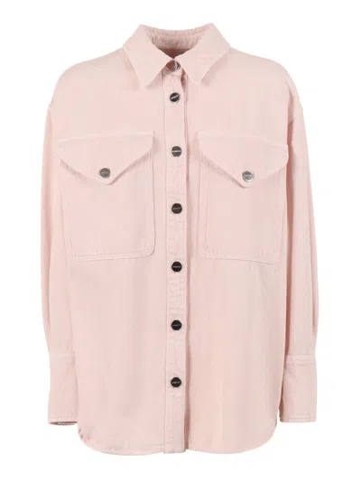 Dondup Light Pink Classic Oversized Shirt
