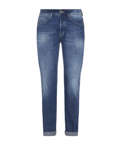 Dondup Light-wash Tapered Jeans In Brown