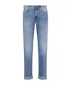 Dondup Light-wash Tapered Jeans In Blue
