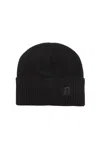 Dondup Logo Beanie In Animal Print