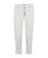 Dondup Koons Gioiello Jeans In White In White