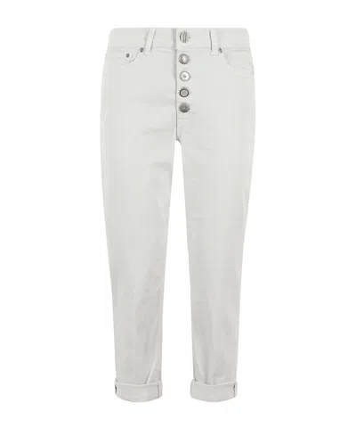 DONDUP LOGO BELT-LOOP JEANS