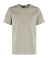 Dondup Logo Crew Neck T-shirt In Neutral