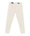 Dondup Natural Straight Leg Jeans In White