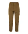 Dondup Logo Detail Cargo Trousers In Brown