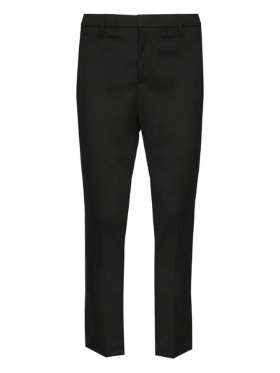 DONDUP LOGO-DETAIL TROUSERS