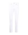 Dondup Logo Details Jeans In White