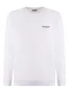Dondup Logo-embroidered Crew-neck Sweatshirt In White