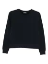 Dondup Logo-embroidered Sweatshirt In Black