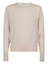 Dondup Logo-embroidered Sweatshirt In Neutrals