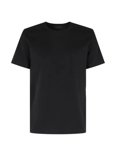 Dondup Logo-embroidered T-shirt In Black
