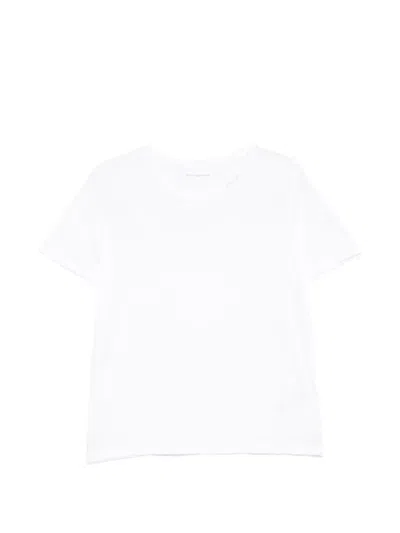 Dondup Logo-embroidered T-shirt In White