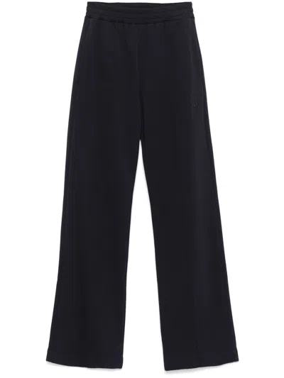 DONDUP LOGO-EMBROIDERED TRACK PANTS