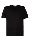 Dondup Logo-embroidery Crew Neck T-shirt In Black