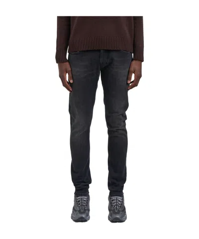 Dondup Logo Jeans In Black