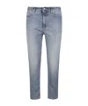 Dondup Logo Jeans In Blue