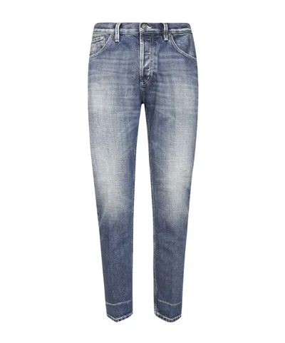 Dondup Belt-loops Trousers In Blue