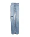 Dondup Logo Jeans In Blue