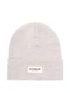 Dondup Logo-label Wool Beanie Hat In Neutral