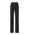 Dondup Amber - Wide-leg Jeans In Black