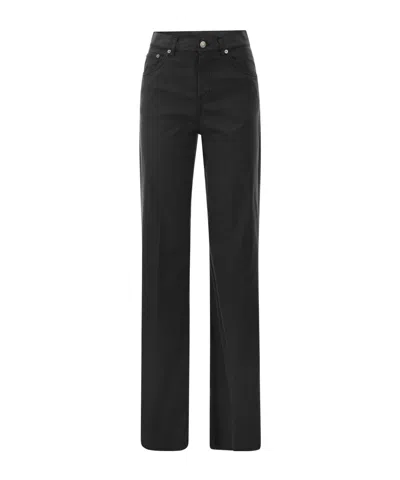 DONDUP LOGO LOGO DENIM TROUSERS