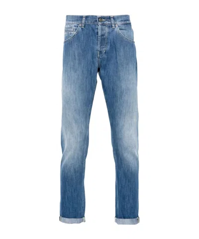 DONDUP LOGO LOGO DENIM TROUSERS