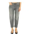 Dondup Logo Logo Denim Trousers In Gray