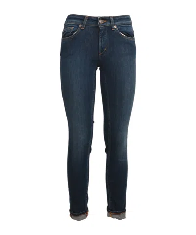 Dondup Logo Logo Jeans In Black