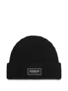Dondup Logo-patch Beanie Hat In Black