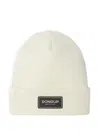 Dondup Logo-patch Beanie Hat In Neutral