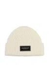 Dondup Logo-patch Beanie Hat In Brown