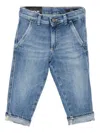 Dondup Logo-patch Jeans In Blue