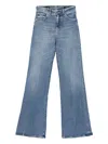 Dondup Logo-patch Jeans In Blue