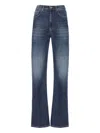 Dondup Logo-patch Jeans In Blue