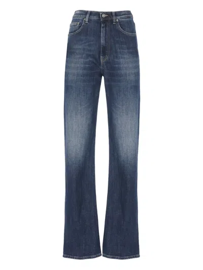 DONDUP LOGO-PATCH JEANS