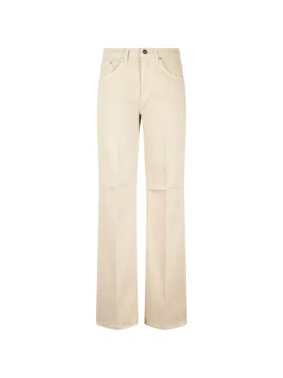 DONDUP LOGO-PATCH TROUSERS