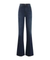 Dondup Logo-patch Wide-leg Denim Jeans In Blue