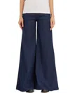 DONDUP LOGO PATCH WIDE-LEG JEANS