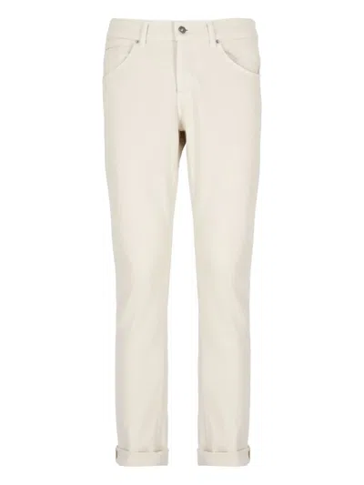 DONDUP LOGO-PLAQUE JEANS