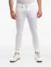 Dondup Logo-plaque Jeans In White