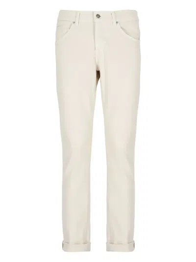 DONDUP LOGO-PLAQUE PANTS