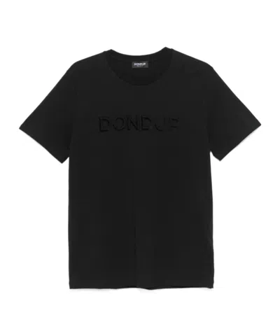 Dondup Logo-print T-shirt In Black
