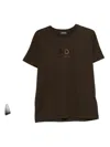 Dondup Logo-print T-shirt In Brown