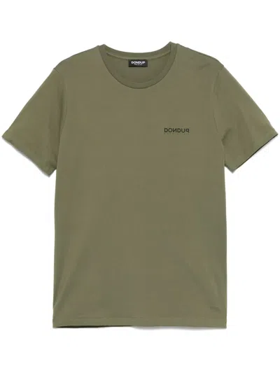 Dondup Logo-print T-shirt In Green
