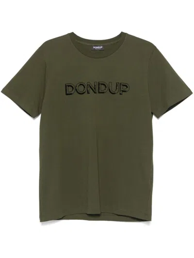 Dondup Logo-print T-shirt In Green