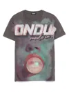 Dondup Man T-shirt Grey Size L Cotton In Grey